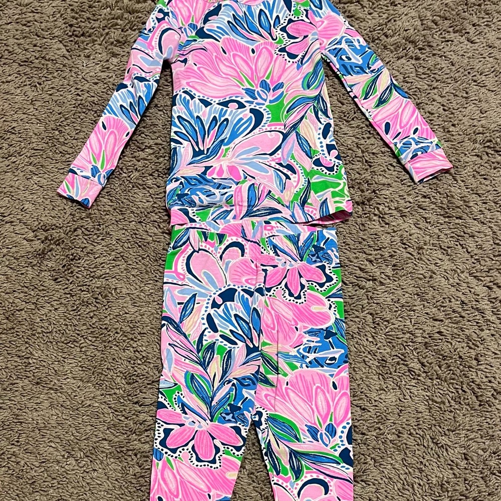 Toddler lily Pulitzer pajamas